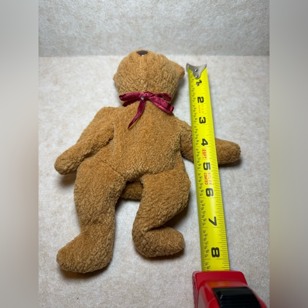Vintage Rare Ty Beanie Babies Curly The Teddy Bear Plush Kids Toy 1993 Error - Picture 9 of 10